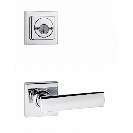 Kwikset Vedani Lever Interior Double Cylinder Handleset Trim 976VDL-SQT-26-SMT